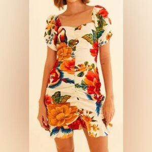 FARM Rio Vibrant Floral Mini Dress